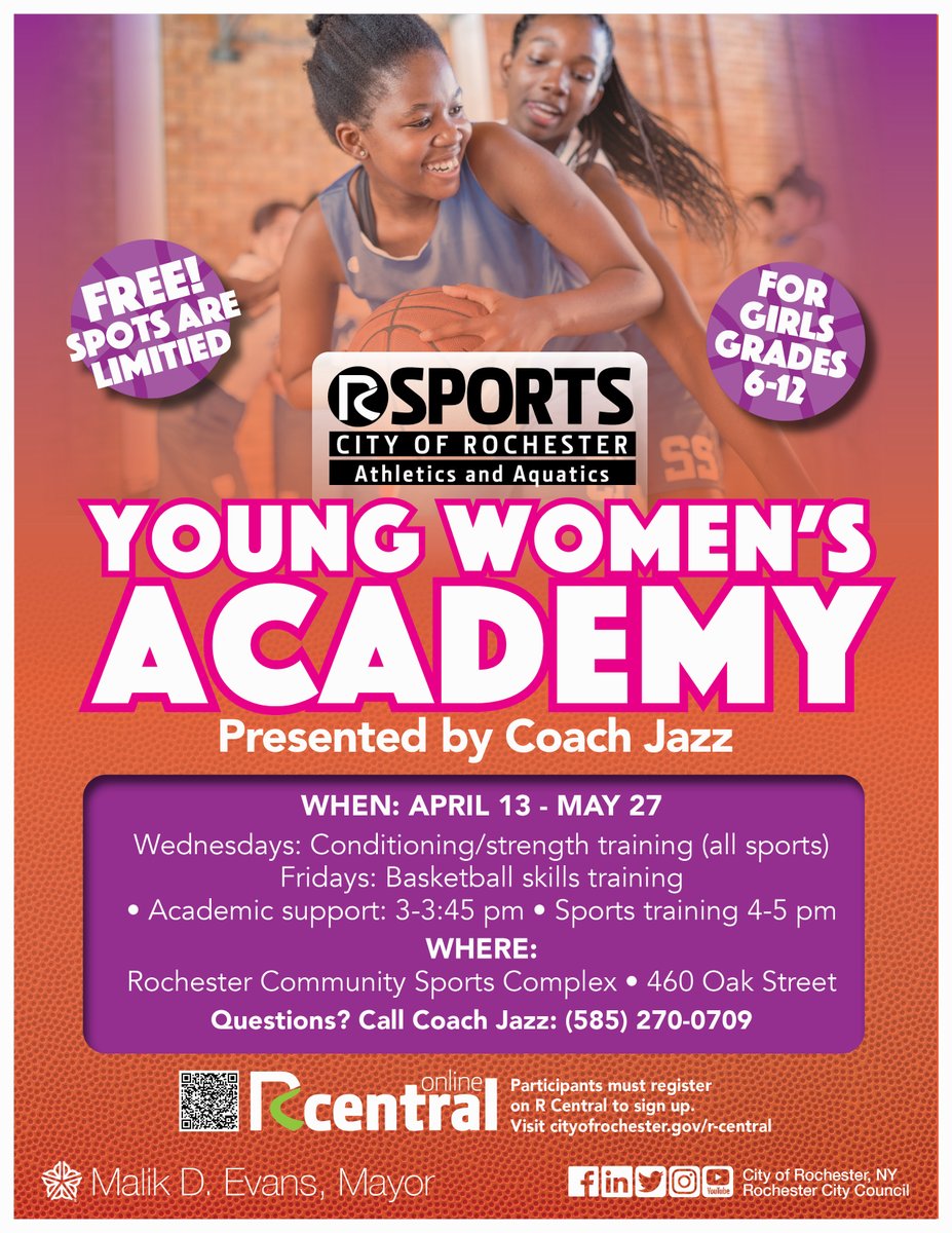 Great opportunity for our girls. <a href="/RCSDMonroe/">James Monroe Campus</a> @RCSDHPEA <a href="/RCSDSWW/">School Without Walls</a> <a href="/RCSDsch5/">John Williams School No. 5</a>