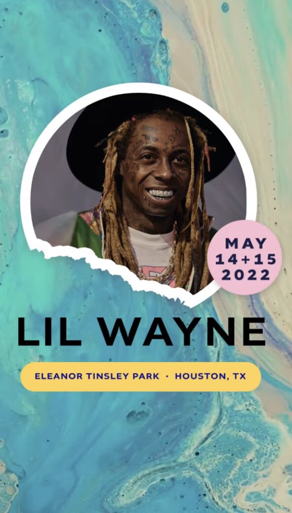blueprintmedia_'s tweet photo. @LilTunechi -- LIVE PERFORMANCE‼️

May 14-15th 2022 / Houston TX 📌

#BluePrintMediaTV #EleanorTinsleyPark 
#WeAreOne #YoungMoney https://t.co/r7W7kf2M3X