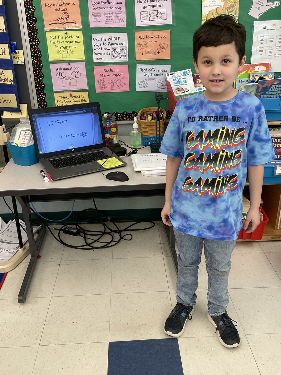 MrsSchellJTPS's tweet photo. 🌟When the students become the “teacher”! #Mathstrategies in action! #Proudteacher #Mindsonmath https://t.co/mdqpawOUse
