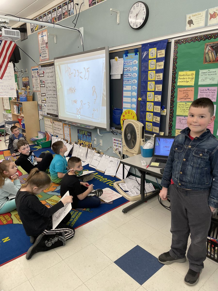 MrsSchellJTPS's tweet photo. 🌟When the students become the “teacher”! #Mathstrategies in action! #Proudteacher #Mindsonmath https://t.co/mdqpawOUse