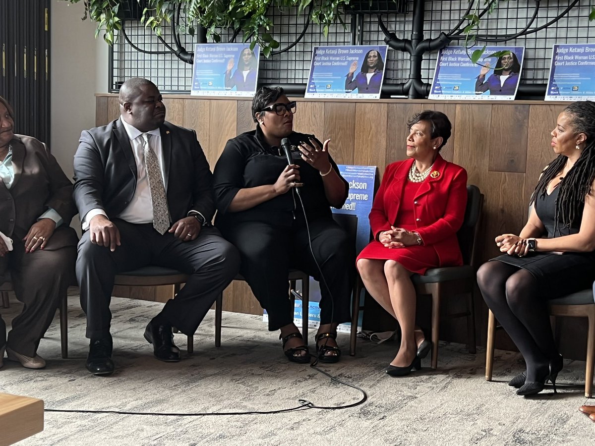 Waikinya J.S. Clanton (@wjsclanton) on Twitter photo Proud to have a #Supreme Sister Circle! Thank you, <a href="/Kim_Tignor/">Kim Tignor</a> <a href="/ReignOfApril/">April</a> <a href="/IamMinyon/">MinyonM.</a> <a href="/JotakaEaddy/">Jotaka Eaddy</a> <a href="/coalitionbuildr/">Melanie Campbell</a> <a href="/glyndacarr/">Glynda Carr</a> <a href="/hollileshae/">Holli Holliday</a> and so many others for your work in ensuring that Judge #KetanjiBrownJackson joins the #SCOTUS #SheWillRise #WinWithBlackWomen Proud to have a #Supreme Sister Circle! Thank you, <a href="/Kim_Tignor/">Kim Tignor</a> <a href="/ReignOfApril/">April</a> <a href="/IamMinyon/">MinyonM.</a> <a href="/JotakaEaddy/">Jotaka Eaddy</a> <a href="/coalitionbuildr/">Melanie Campbell</a> <a href="/glyndacarr/">Glynda Carr</a> <a href="/hollileshae/">Holli Holliday</a> and so many others for your work in ensuring that Judge #KetanjiBrownJackson joins the #SCOTUS #SheWillRise #WinWithBlackWomen