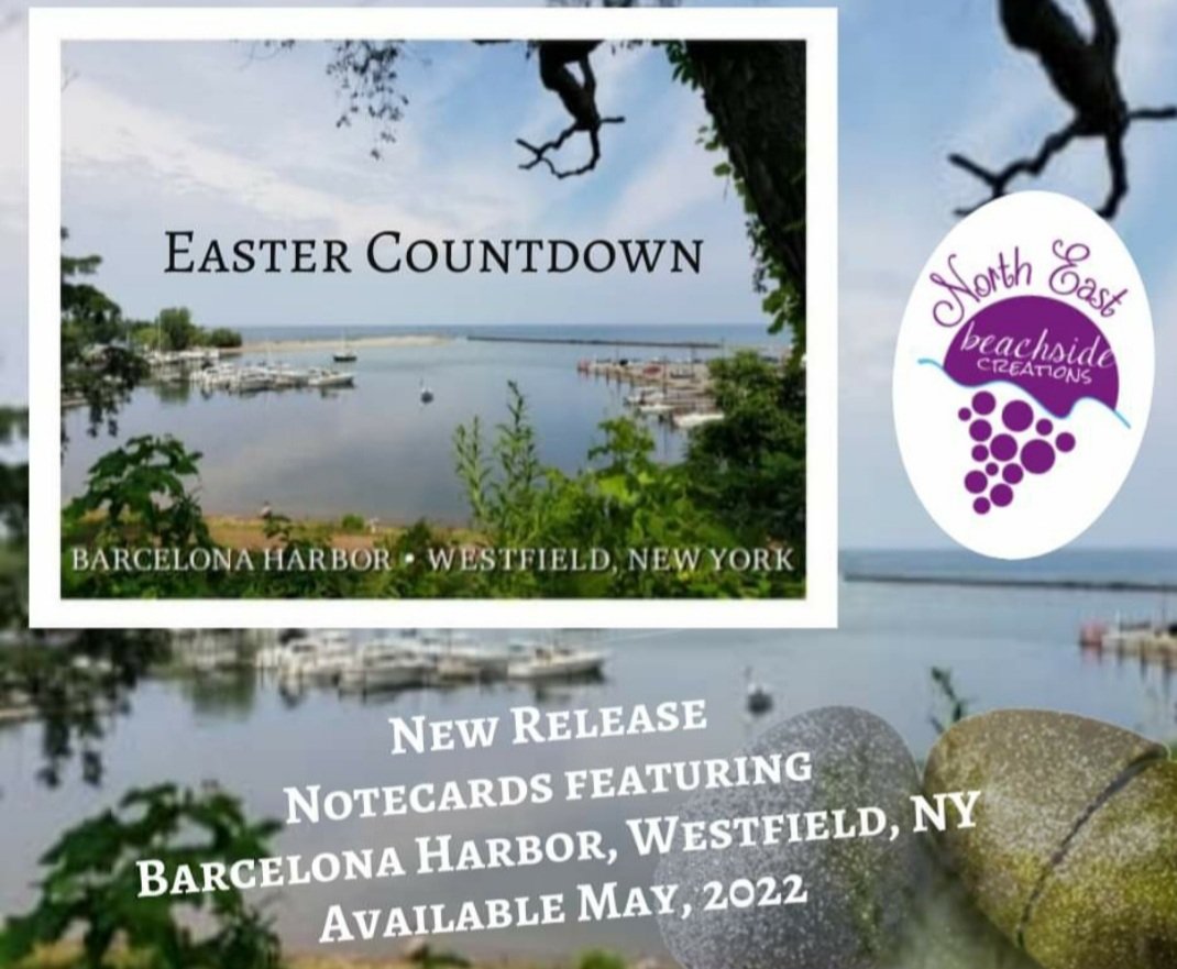 NorthEastBeach's tweet photo. The Easter Bunny visited us this past month! He hopped on the #LakeErieWineTrail and visited some surrounding areas. As we #CountdownToEaster, we will show you some photographs from his trip here to #NorthEastPA. We will also be featuring some of our NEW RELEASE NOTECARDS! https://t.co/NBfILbAUWQ