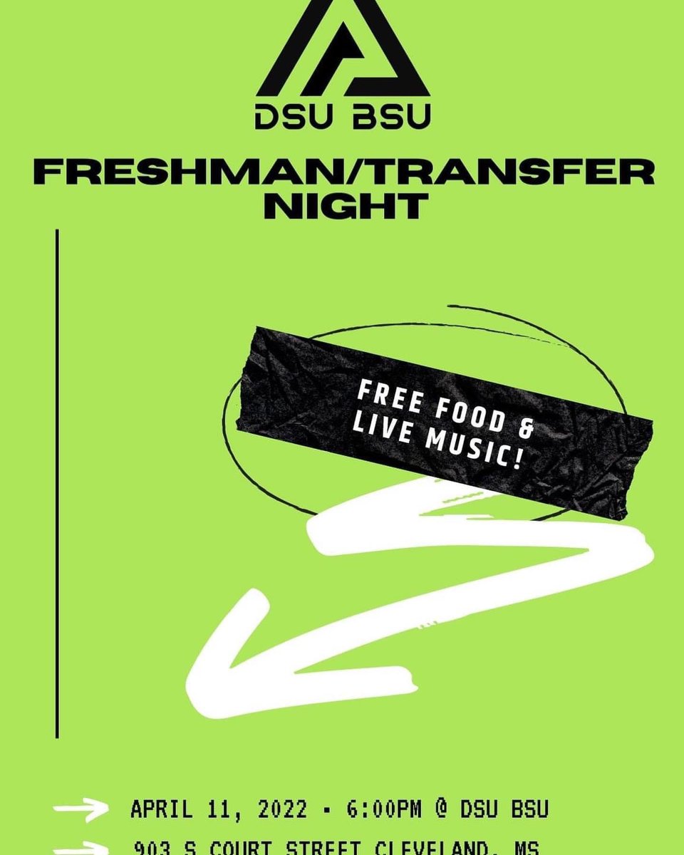 MDCCbsu's tweet photo. Fontaine at @dsu_bsu is tonight at 6:00! Join us for Freshman/Transfer night as we enjoy a time of worship and the Word, with food and fellowship. https://t.co/BNFDeFHcNo