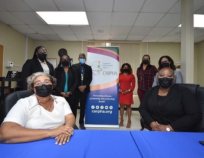 indar_lisa's tweet photo. I am so happy as a member of #CARPHA’s Executive Management Team to host CARPHA’s first face-to-face Meeting of the Chief Medical Officers of the #caribbean to discuss strategies for living with #COVID-19.

Also held meetings with the US CDC and the UK #Health #Security Agency. https://t.co/6RmcUL35QH