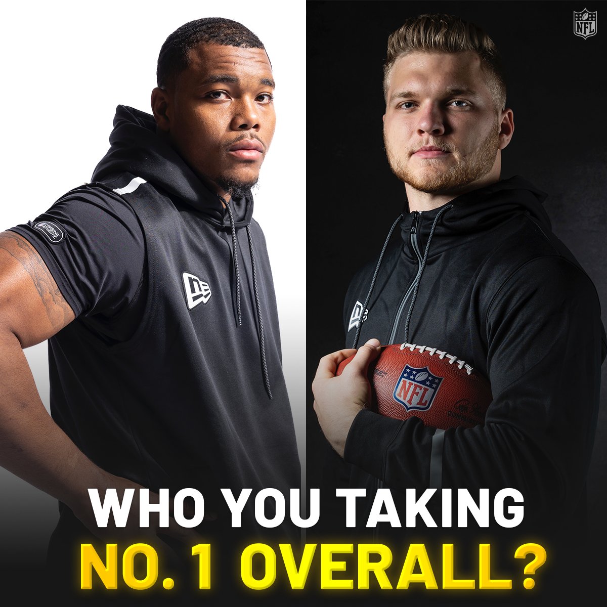 NFL on Twitter "Travon Walker vs Aidan Hutchinson. Whose name is getting called first? 👀 📺