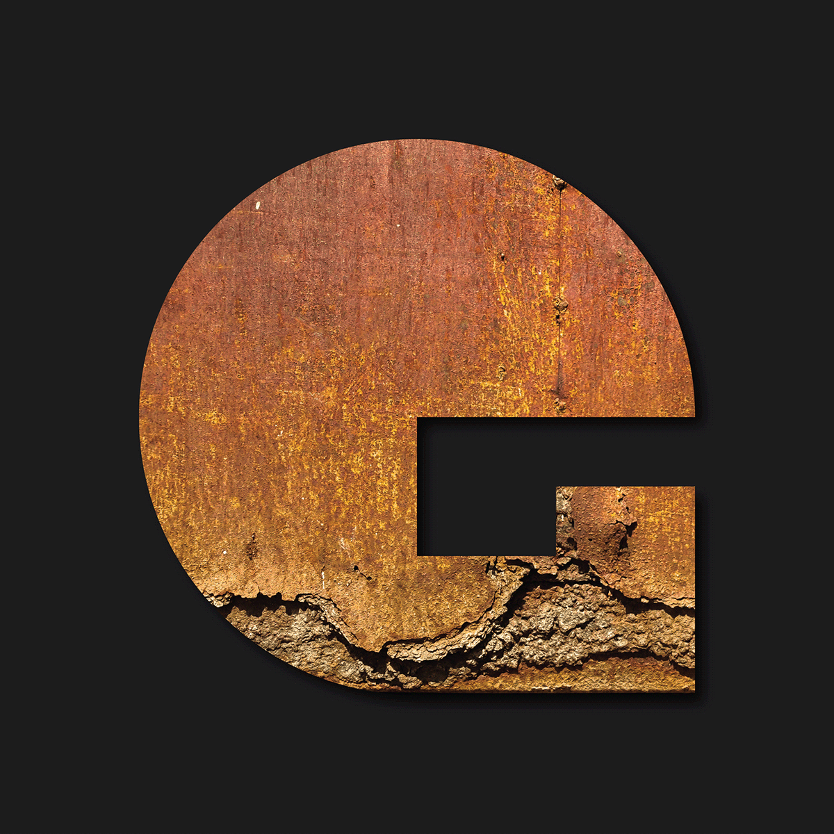 Behance's tweet photo. Rusted letterforms by @kuduchkar: https://t.co/8eR0QoobLv 

#36daysoftype09 https://t.co/zePHr10CAd