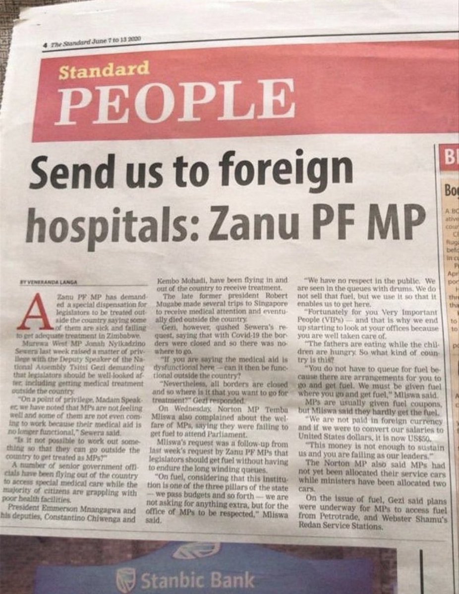 advocatemahere's tweet photo. 🟡They are doing everything in their power to loot &amp; destroy the nation. Nothing works. Everything has collapsed under their incompetent rule &amp; they know it. They won’t use public schools, public hospitals or even a public toilet yet they claim to love Zim. We need new leaders.🇿🇼 https://t.co/DjJ0yn15SB