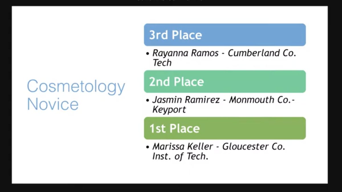 McvsdN's tweet photo. Congratulations to our SkillsUSA participants for bringing home 2nd place in Cosmetology Novice and Cosmetology Knowledge Bowl!!! Excellent work!! @cford @ctemc @MsKHarmon https://t.co/8kFk3odPXq