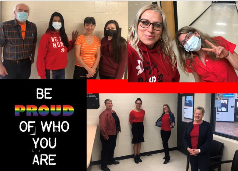 GLOWnpss's tweet image. ❤️Life=love❤️ Celebrating Pride colours all week. #npsspride @NorthParkSSca @PeelSchools