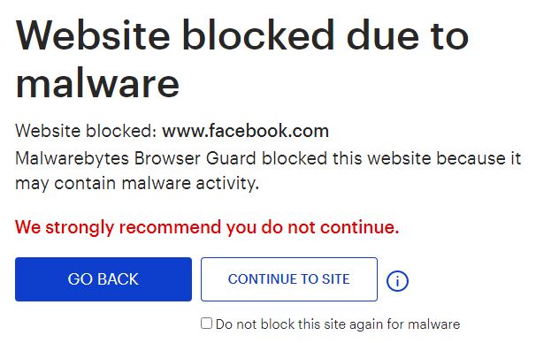 NetScanTools's tweet image. I got this twice while trying to go to Facebook this morning... #malware #facebook