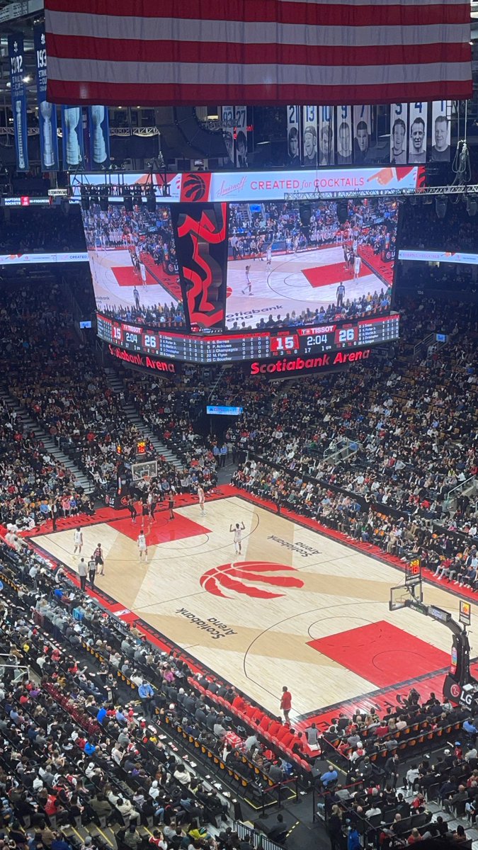 Taylorclark_gbc's tweet photo. Went to my first raptors game this weekend! (We won)🍾🏀 #MARK1051 https://t.co/PiIZhbzjHF