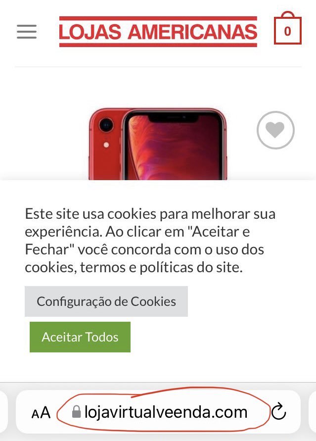 thassius's tweet photo. 💩 olha a bosta

Pesquisa sobre iPhone XR no Google. O módulo de Shopping exibe ofertas de lojas conhecidas. Quando você abre… os endereços não têm nada a ver com a história.

Os bandidos COMPRAM ads no Google para fisgar as vítimas. https://t.co/yfP5DwdHhn