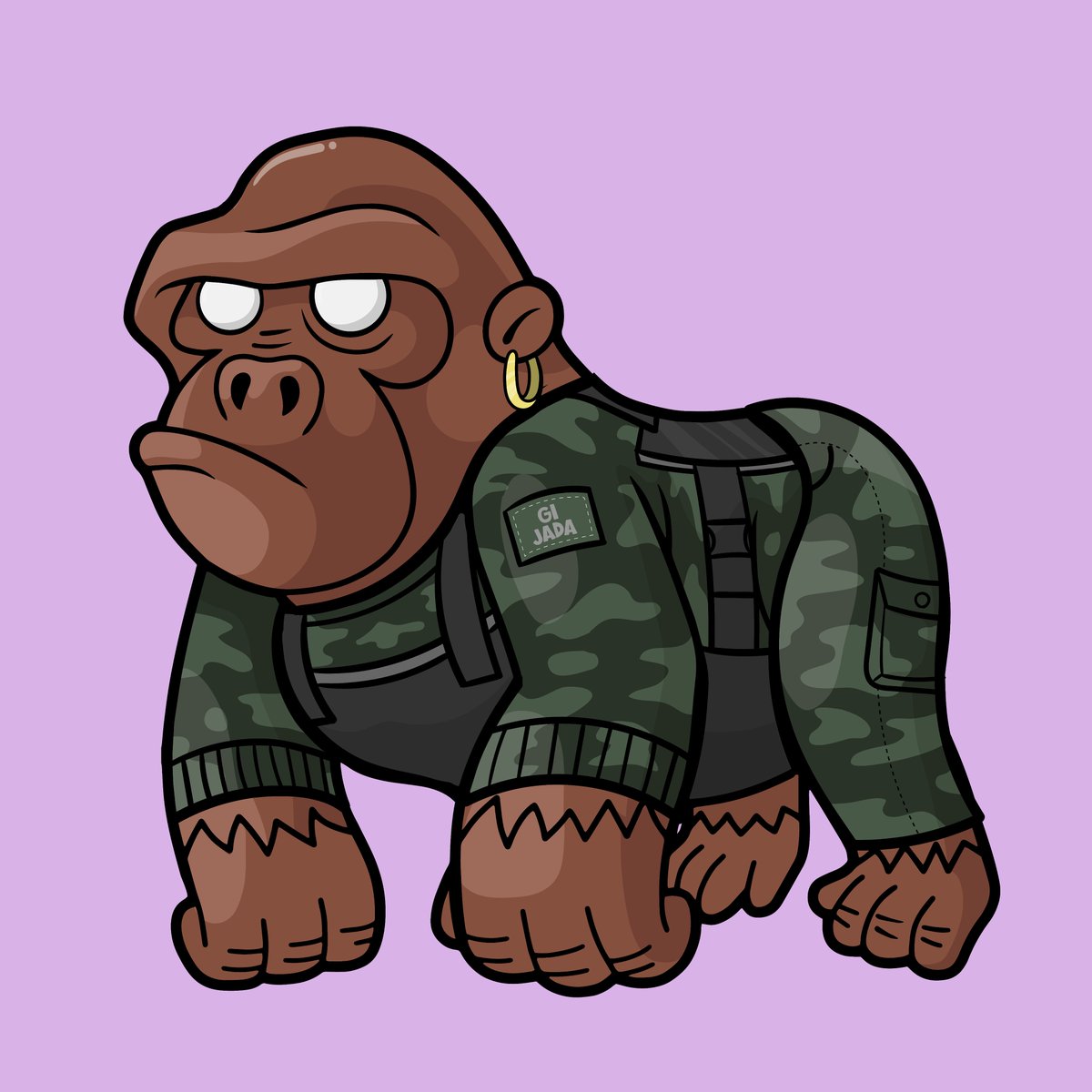 Just got my very first <a href="/SBGorilla_Club/">Smooth Brain Gorilla Club</a> from the shuffle and it's an instant classic.🔥🔥#GIJada

Nobody tell Will!🤫😂