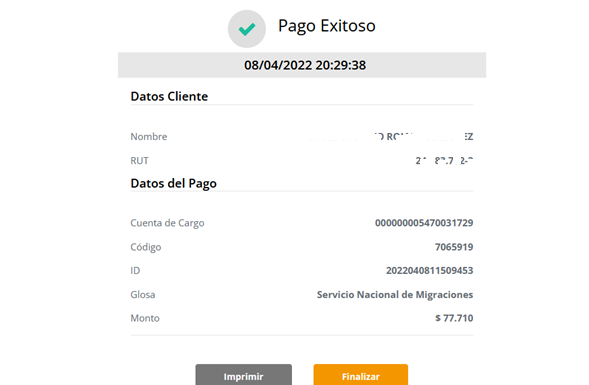 chriserge2's tweet photo. @MigracionesCL POR FAVOR @MigracionesCL pague prorroga perman. transitoria en web tramites indica"pago corroborado apreta botón para analisis" apreté y no finalizo proceso, YO CUMPLI sistema falla, 90 días finalizan dejo constancia, alguien puede ayudar? @AyudaDEM https://t.co/x5j2N1ec90