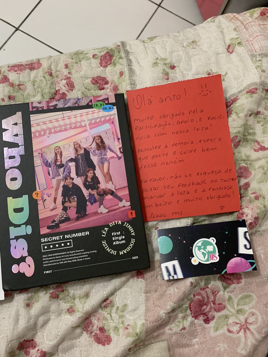 arsdetaiI's tweet photo. DEPOIS DE UM TEMPINHO DE ESPERA, FINALMENTE VEIO AI MEU ALBUM DO SECRET NUMBER agradeço muitoo pela oportunidade de participar desse sorteio e agradeço muito a lojinha e a fanbase e por coincidência chegou no dia do meu aniversário, ótimo presente. @MihyunKStore @SECRETNUMBER_BR https://t.co/MTh4YQRinV