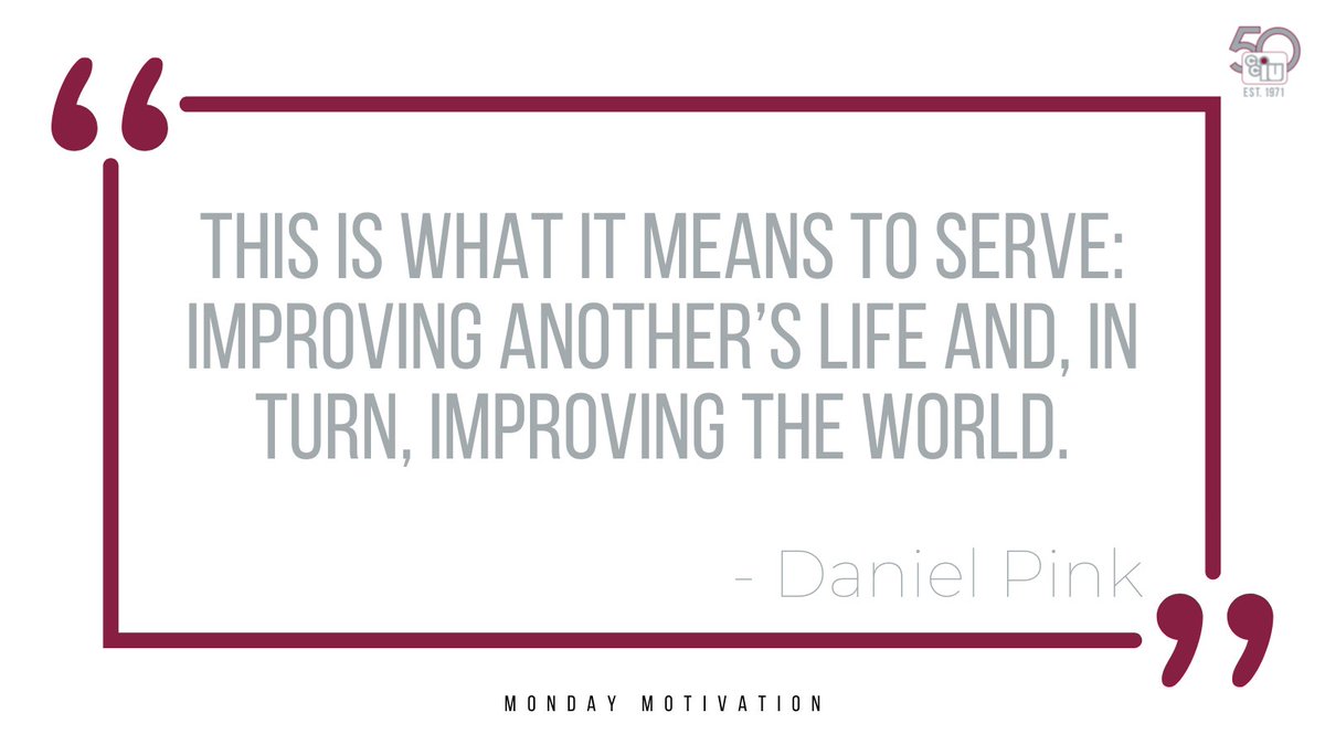 Tapping into a person’s passions and serving others is the best way to get them involved in your mission and accomplish your goal together as a team, making the world a better place for all! #MotivationMonday #TeamCCIU