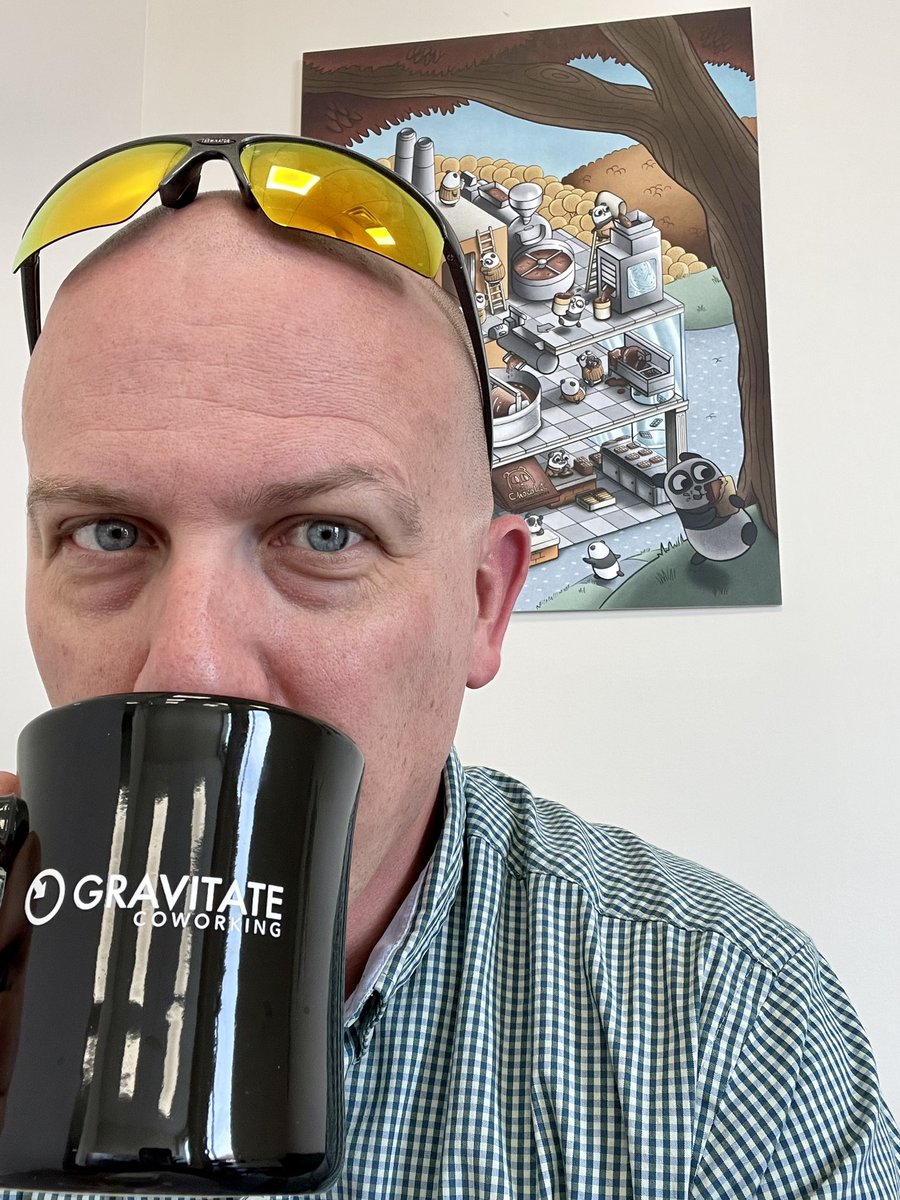HornIT's tweet photo. When you’ve got a morning meeting with @BusinessIOWA and then an afternoon meeting with @TechnologyIowa, there’s nothing better than having a @gravitate location within walking distance you can drop into! Then on to Ames for the Rural Iowa Summit and dinner with @DerreckStratton! https://t.co/CLuP1CdTTf