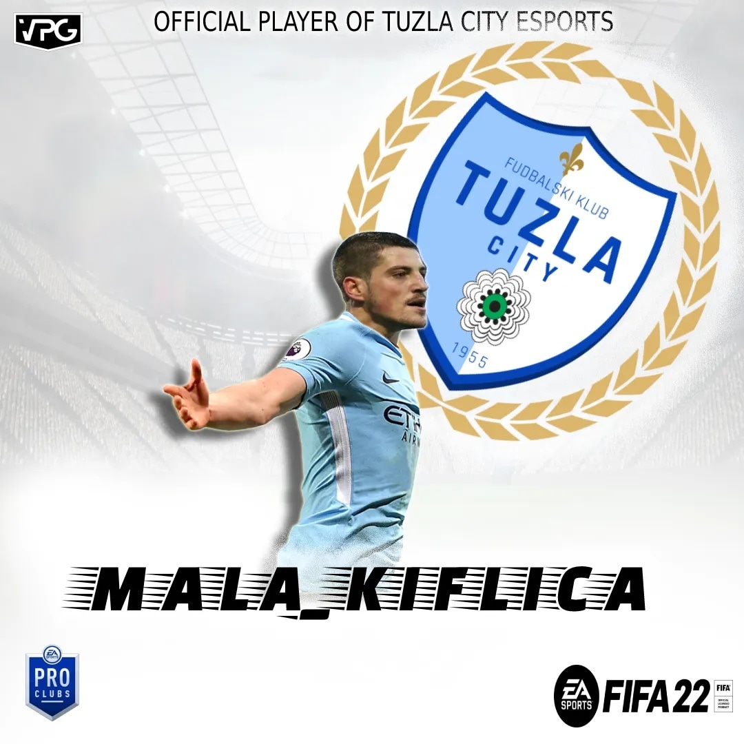 ❗TRANSFER NEWS❗
Prvo pojacanje za novu sezonu dolazi iz eSport Dinamo 
Welcome Mala_Kiflica🔵⚪

➖ VPG Balkan 
➖ Virtual Pro Gaming 
➖ FK Tuzla City 
➖ E-sport Association in Bosnia and Herzegovina 
➖ ESports Magazine