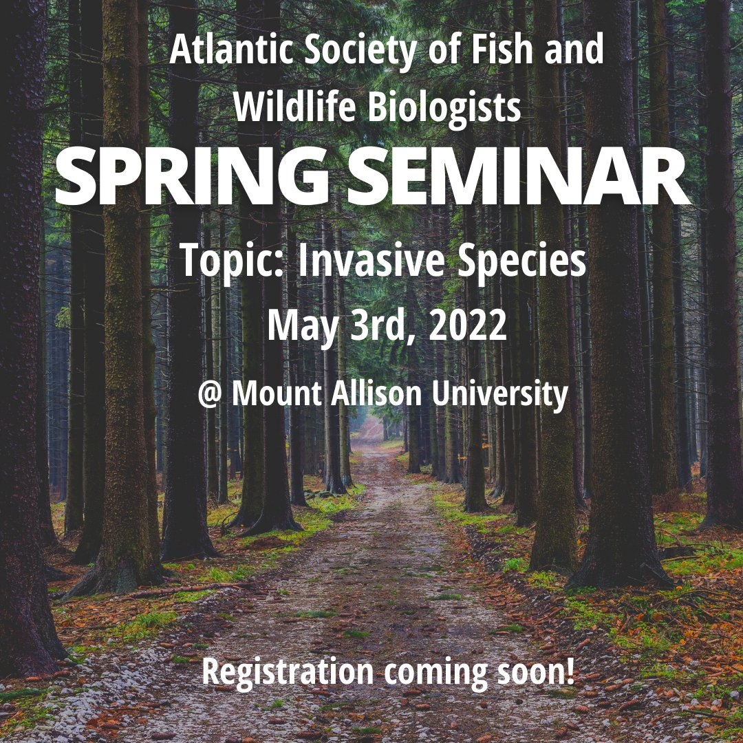 Atlantic Society of Fish and Wildlife Biologists tweet media