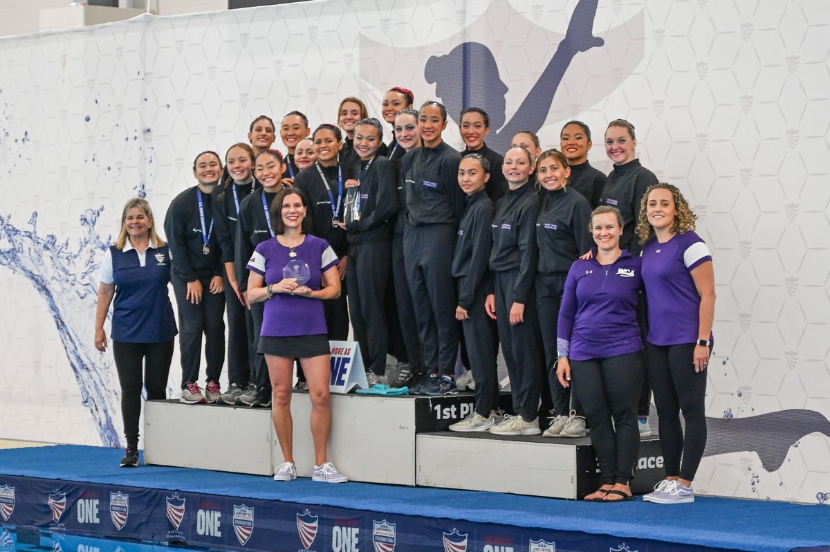 WCAquaNuts's tweet photo. A Big Congratulations on National Championship #17 for WCA! So proud of all our Jr/Sr Athletes & Coaches! Go Nuts! #aquanuts #artisticswimming #synchro #goforgold https://t.co/jNdRyqmN3S