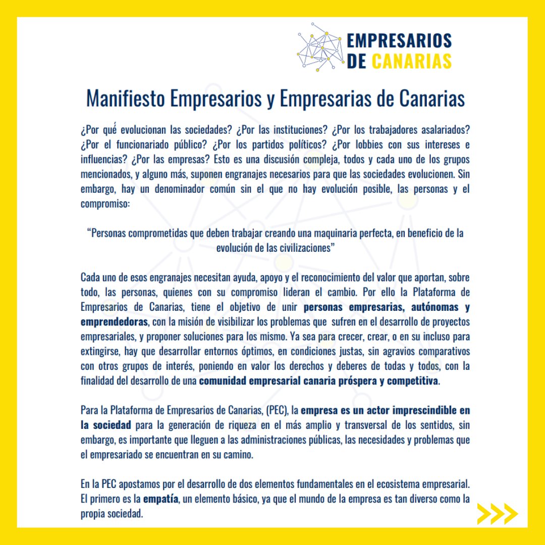 empresarioscan's tweet photo. Este es nuestro manifiesto, nuestra particular Constitución con los derechos que defendemos, nuestra lucha. Todo tiene un motivo y un objetivo.

¡ÚNETE, NOS NECESITAMOS! 🇮🇨💪
👉🏼 https://t.co/V8MhzprrR4 https://t.co/ZSdwrmS7h8