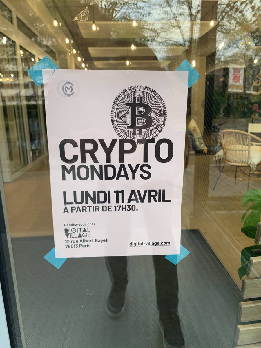 cryptonews_FR's tweet photo. Le retour des #CryptoMondays à #Paris 😎 à 24h du @parisnft_day.
#crypto @PBWSummit https://t.co/cJw2CRNCsG