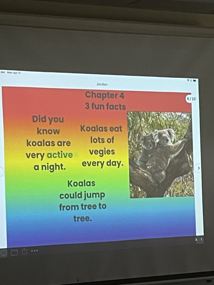 Students in <a href="/MrsFollett/">Laura Follett</a> 3rd grade class shared their animal research projects with <a href="/J_Squared94/">Jennifer John</a> fourth graders! What a fun way to to show off your hard work! 🐨🦈🦒