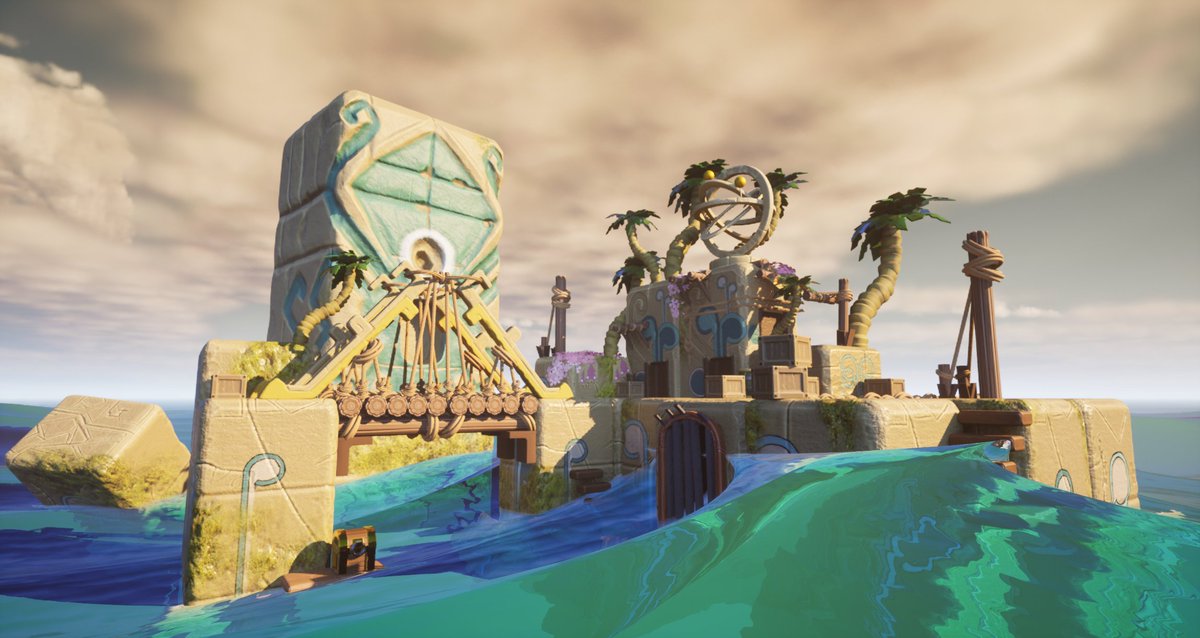 AnboTT_'s tweet photo. Unreal Engine 5: Sufokia Environment Fan Art
#dofus #wakfu #UnrealEngine5 #UnrealEngine #environmental #stylized #environmentart #fanart #zbrush #MAYA #SubstancePainter https://t.co/XFSrop37J4