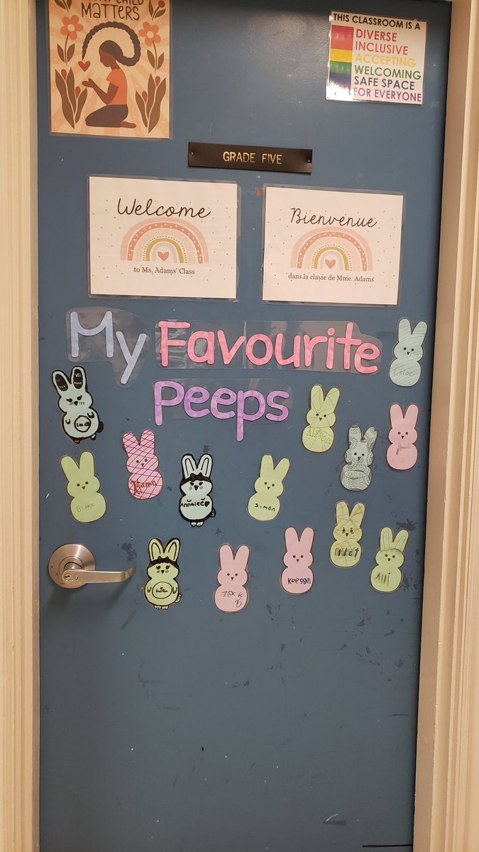 MmeMAdams's tweet photo. Happy Easter from Grade 5-1! 🐰🐣 https://t.co/tAbo2kBK8D