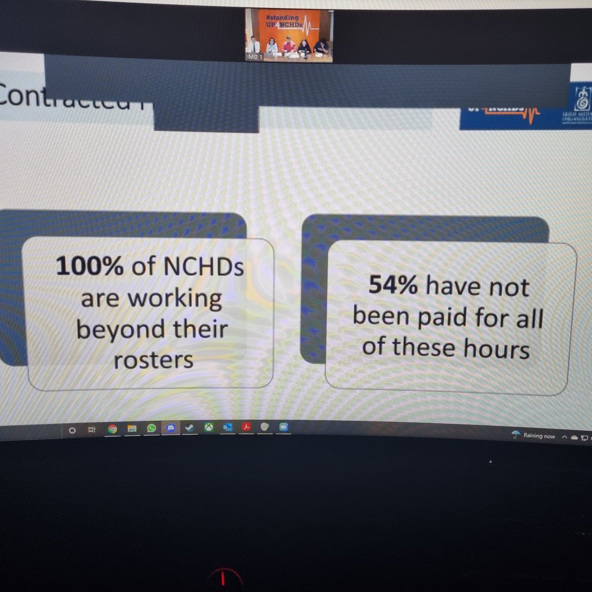 I wonder what <a href="/roinnslainte/">Department of Health</a> and <a href="/HSELive/">HSE Ireland</a> are doing with the savings? 🤔

#StandingUp4NCHDs