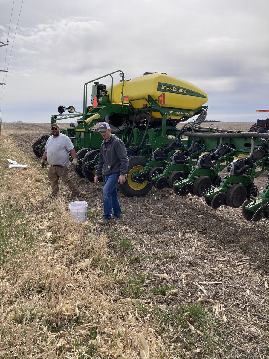 kcarlson25's tweet photo. And so it begins.  First corn plot of the year Hefty Seed Company Nebraska. https://t.co/gpgS4sYIWA