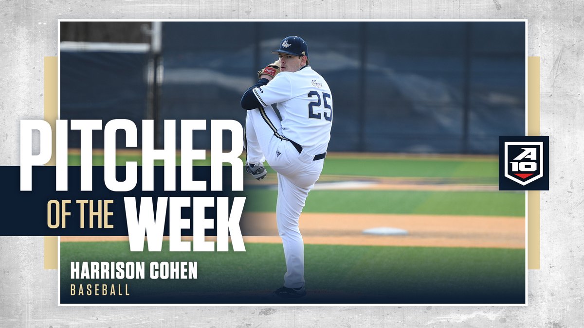 GWBaseball1's tweet photo. Let's just say our π was fully charged this week...
Congratulations to @Harrisonhjc20 & @afrech_11 for earning @atlantic10 Pitcher and Player of the Week!
π°: https://t.co/0F3uLPGiEX
#RaiseHigh https://t.co/JRqSEpTsOE