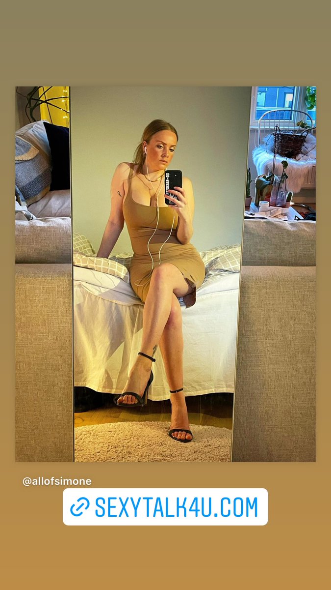 allofsimone's tweet photo. Online tonight at @SexyTalk4u . 
Dressed up! Horny and I want to play.
Call me princess 👸🏼 then I do anything for you 
https://t.co/tn4woUKUE3

#sexop #onlinetalks #bignaturalbreasts #highheels #sexydress #juicybutt #queen #hotblond 

Love Simone ❤️ https://t.co/qSf9u9MEi4
