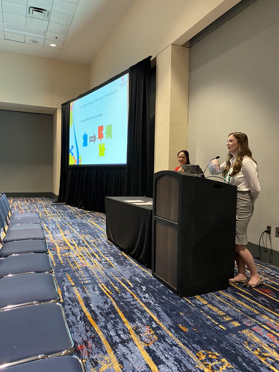 DrPattyNg's tweet photo. Loved teaching #ChiefResidents about the #JigsawTeachingMethod with my @SBInternalMed #primarycare track grad/CMR alum! @sbudeptofmed @AAIMOnline #AIMW22 https://t.co/FbfmyXQ41n