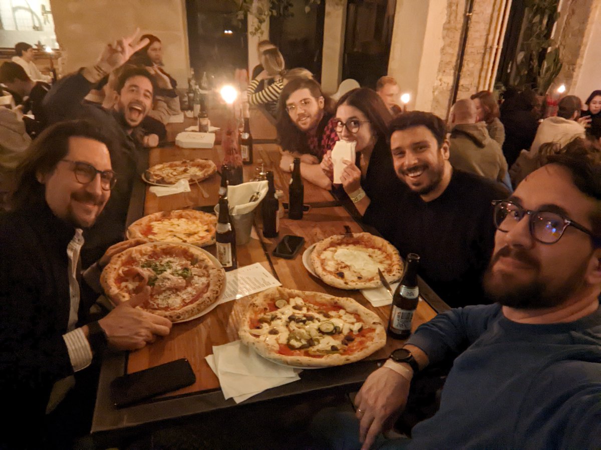 A small representation of the #PyConItalia 🇮🇹 team is active at #PyConDE 🇩🇪 as #organizers, #speakers, #volunteers or simple #participants.

We look forward to seeing you all at PyCon Italia 2022 from 2 to 5 June 2022 in Florence 🐍🍷🍝🥩

CC <a href="/pyconit/">PyCon Italia</a> <a href="/PyConDE/">PyConDE & PyData</a>
