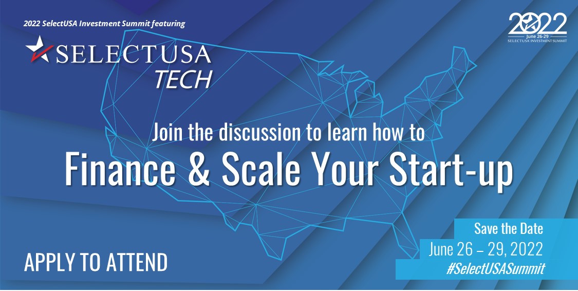 Calling all startup &amp; early stage tech companies 💻 🔋 📱   The SelectUSA Tech program at the 2022 #SelectUSASummit connects YOU to prospects for advancement in the U.S. market. Don't miss out on the info provided in these key sessions to help you grow! selectusasummit.us/Programming/Se…