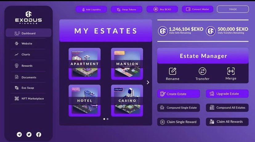 hawsrrr's tweet photo. @NFTlifegiveaway https://t.co/995onVVYOo. Join the official discord of Exodus Finance to find out how you can get whitelisted and get in early on their token release, own real estate to earn income.  Join today! https://t.co/bSiJZQVXAv