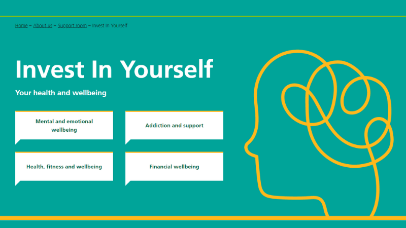 Today we relaunched Invest In Yourself, our health and wellbeing site for #TeamNWAS members. We cannot expect our staff to help others if they are struggling themselves. As well as support for staff, the site also provides support for staff whose family members may be in need💚