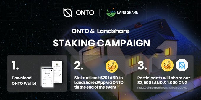 FLS_News_1's tweet photo. 🏝️ @ONTOWallet Staking Campaign in Partnership With @Landshareio

✅Download #OntoWallet
✅Stake $LAND in the #Landshare via #ONTO 
✅Apr 11, 9:00 - Apr 18, 9:00 UTC

⬇️Details:
https://t.co/iFHQ4WTdcz

#FLS https://t.co/Jk0ITCpXYS