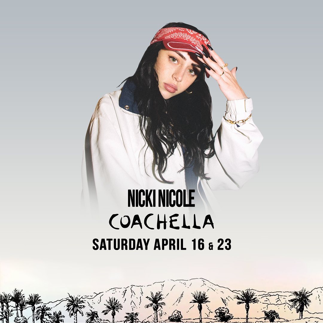🇦🇷 Nicki Nicole actuará en #Coachella2022 el próximo sábado 16 de abril y también el siguiente día 23. 

La rosarina no será la única argentina en el festival californiano ya que Nathy Peluso también está confirmada y Ms Nina fue anunciada como parte de los stands de Heineken.