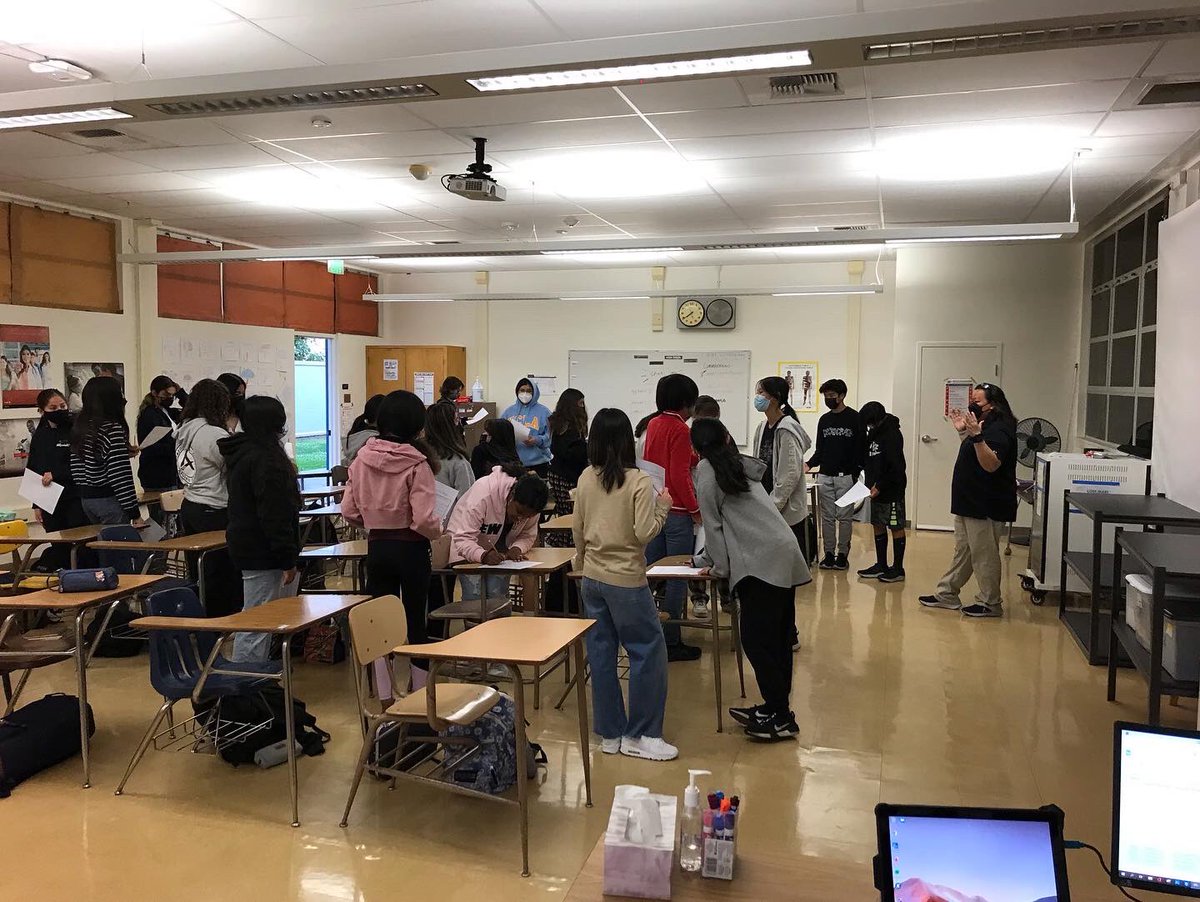 NHS_Saxons's tweet photo. Excited for our rising 9th-grade Early College program participants to begin their journey at North High! Our feeder middle school students attended the first day of their College Readiness Class this morning. #saxonstrong @elcaminoedu @torranceusd @northhighsaxons @nhsnorthwind https://t.co/81AFlnVKII