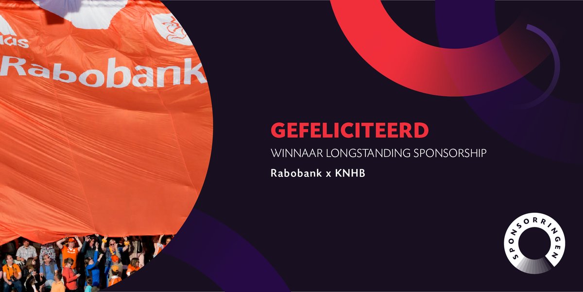 SponsorRingen's tweet photo. De SponsorRing voor Longstandig Sponsorship is voor:  

@Rabobank x @KNHB_NL 

Gefeliciteerd! 👏

#SponsorRingen https://t.co/JkOD7lNl3y