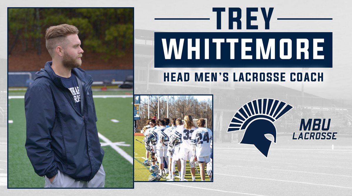 We're happy to finally unveil Trey Whittemore as our next Head Men's Lacrosse Coach. Join us in welcoming the four-time NAIA national champ to the fold! #SpartanUp

FULL STORY  📰➡️  bit.ly/Whittemore-MBU…