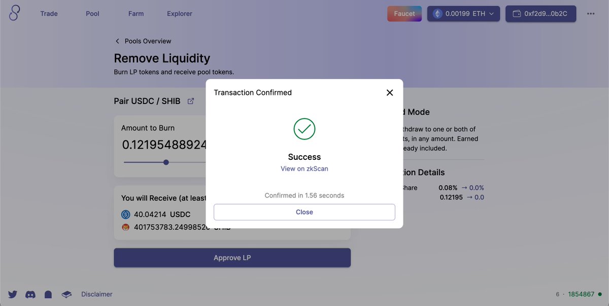 jasongeti's tweet photo. #L222 #zkSync #Layer2 #ZKRollup #testnet #Ethereum #DeFi 
SyncSwap is live on zkSync 2.0 Goerli testnet, join NOW!
Testnet guide- https://t.co/vrORqqCHZH
Discord: https://t.co/hKUesBSQku https://t.co/s4gDS7YwU0