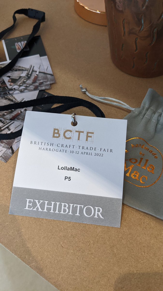 Great 2nd day at @BCTF_Harrogate today, with new LollaMac stockists coming soon to Lancashire, Yorkshire and Norfolk! Roll on day 3 (followed by some much needed sleep please!). #ukjewellerymaker #campaignshopindependent
