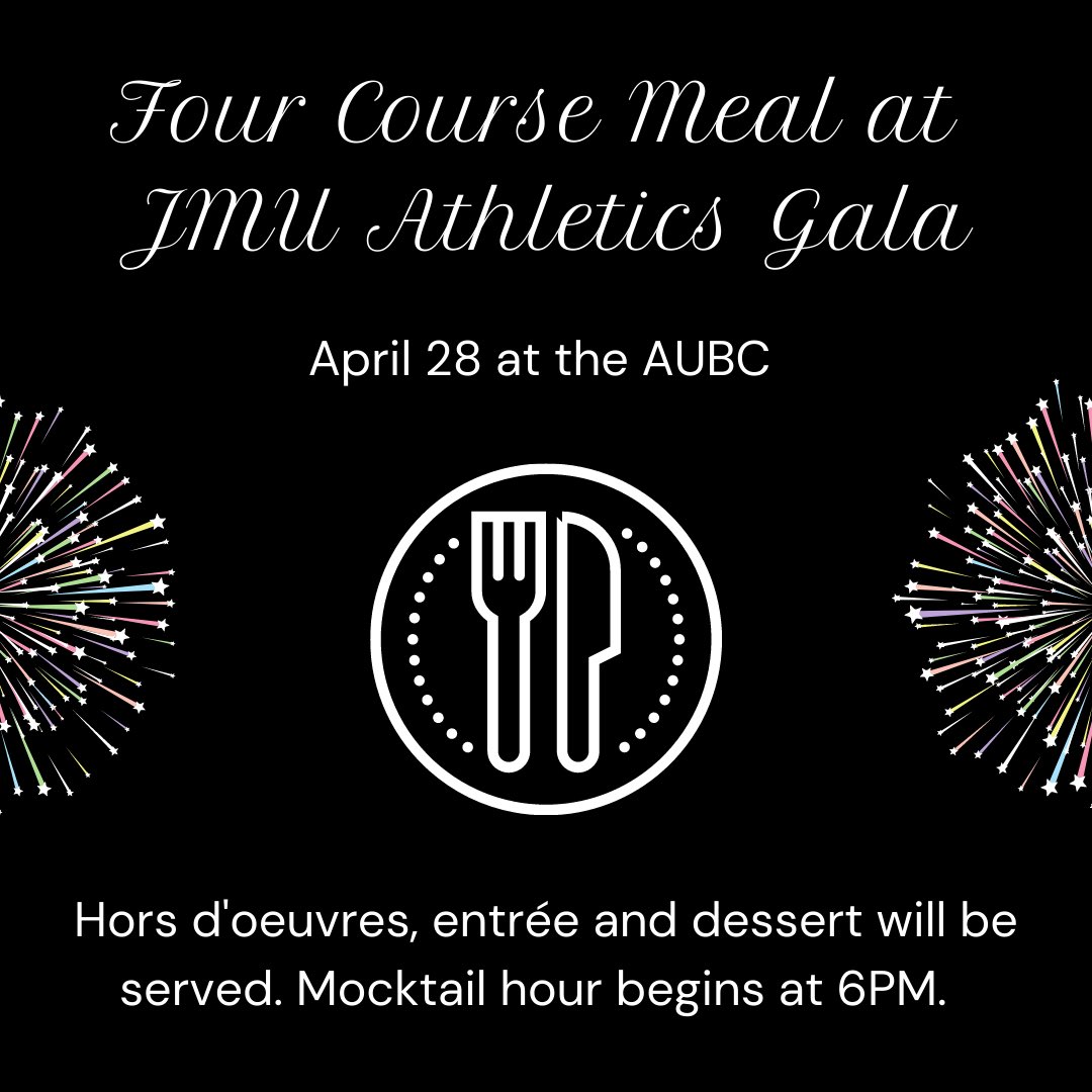 💥ATTENTION💥

Registration deadline to the JMU Student-Athlete Gala is this Friday!! 

Link: docs.google.com/forms/d/e/1FAI…

#godukes