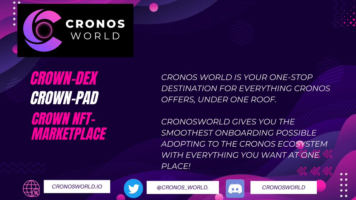 Rehanonchain's tweet photo. @CryptoMichNL You can't miss $CROWN by #Cronos_World .
They are in the process of leading the #CronosChain Domination.
#Cronos #CRO #Cryptos #CronosChain #CronosNFT https://t.co/mazDelgvaN