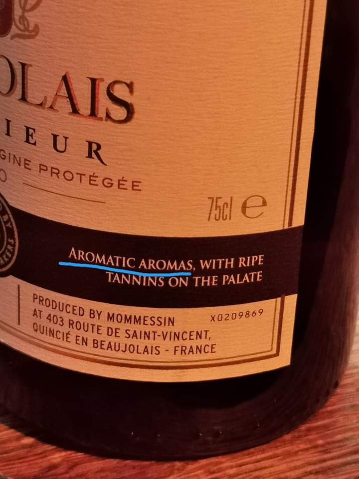 Vicky Osgood (@vjosgood) on Twitter photo I know some people have a habit of over using some descriptive words, but <a href="/sainsburys/">Sainsbury's</a> is really taking the piss with this! 😂 #wine #winelabel I know some people have a habit of over using some descriptive words, but <a href="/sainsburys/">Sainsbury's</a> is really taking the piss with this! 😂 #wine #winelabel