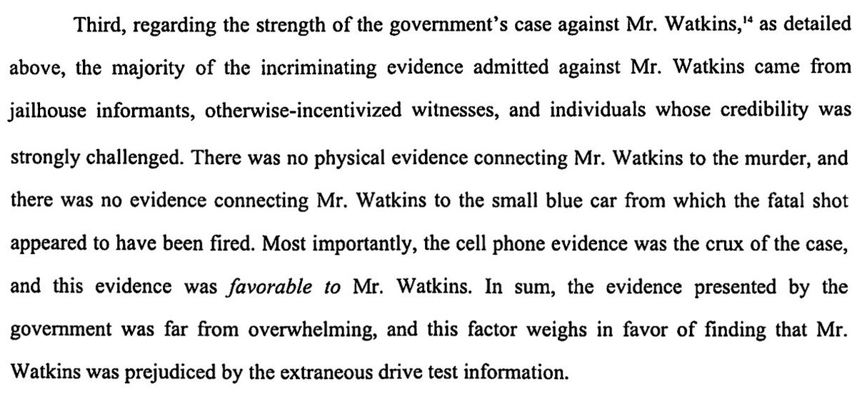 Ok, wow! The judge essentially trashed the State's case against Joey Watkins @Undisclosedpod: