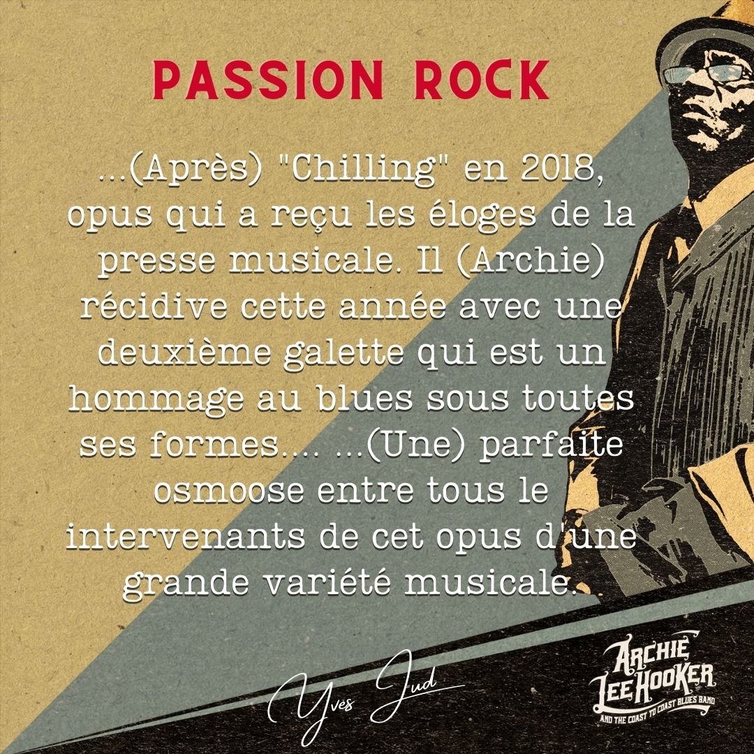 Archieleehooker's tweet photo. (Après) "Chilling" en 2018, opus qui a reçu les éloges de la presse musicale. Il récidive cette année avec une deuxième galette qui est un hommage au blues sous toutes ses formes.... ...(Une) parfaite osmoose entre tous le intervenants de cet opus d'une grande variété musicale. https://t.co/WuZCQfkyeY